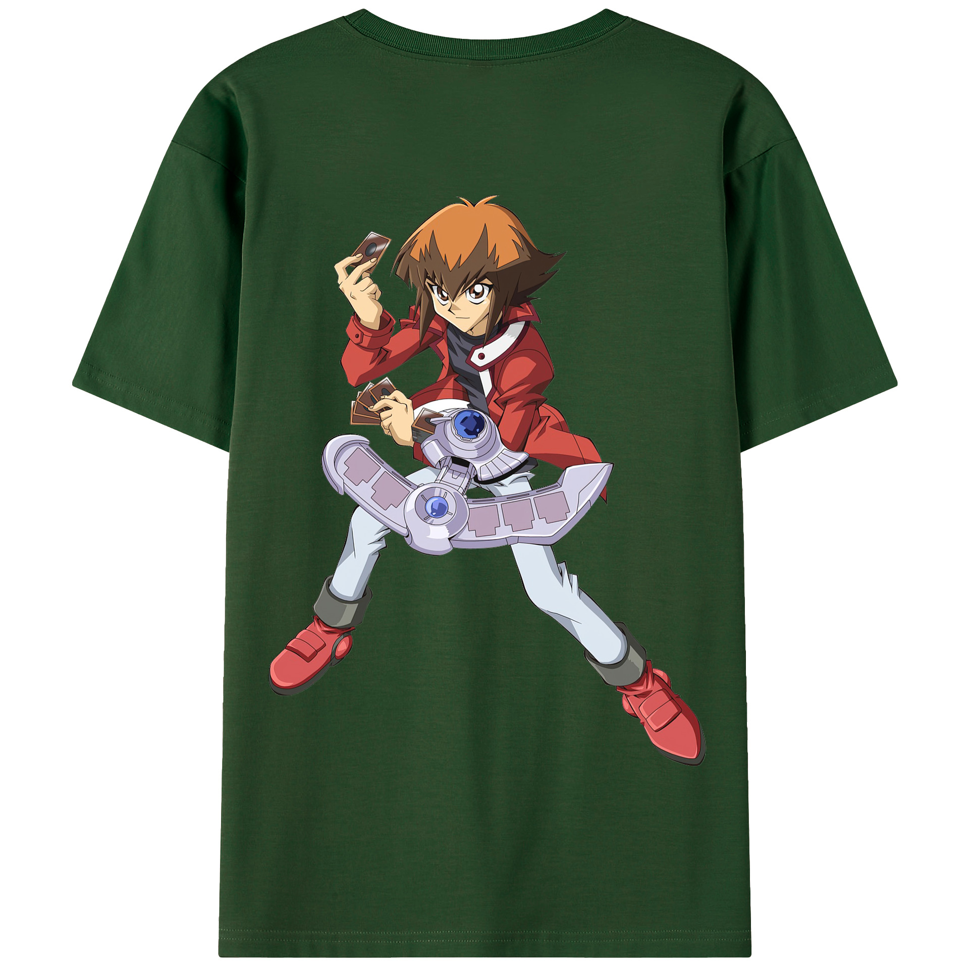 （画像用） 遊☆戯☆王 Yu-Gi-Oh! 綿100％半袖Tシャツ（背面プリント）